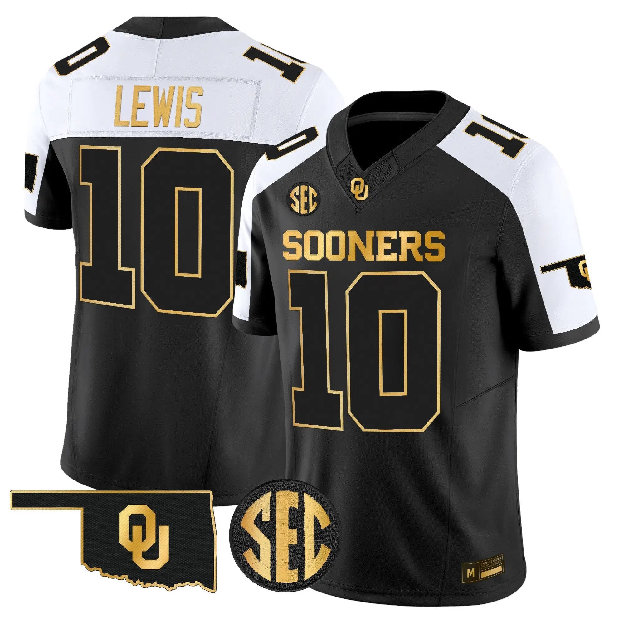 Oklahoma Sooners 2026 Gold Vapor Limited Jersey - Stitched 37 OU 2026 Gold Vapor Limited Jersey - Stitched by Digigearus