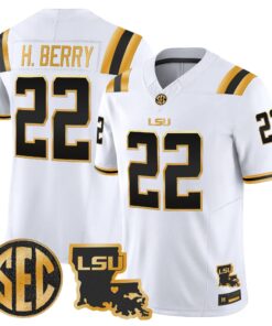 LSU 2026 Louisiana Patch Gold Vapor Limited Jersey - Stitched by Digigearus
