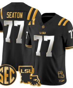 LSU 2026 Louisiana Patch Gold Vapor Limited Jersey - Stitched by Digigearus