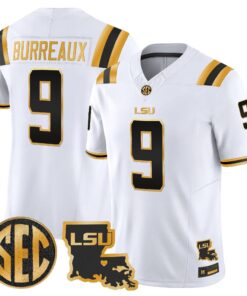 LSU 2026 Louisiana Patch Gold Vapor Limited Jersey - Stitched by Digigearus