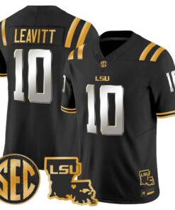 LSU 2026 Louisiana Patch Gold Vapor Limited Jersey - Stitched by Digigearus