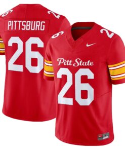 Pittsburg State Athletics 2026 Vapor Limited Jersey - Stitched 34 Pittsburg State Athletics 2026 Vapor Limited Jersey - Stitched by Digigearus