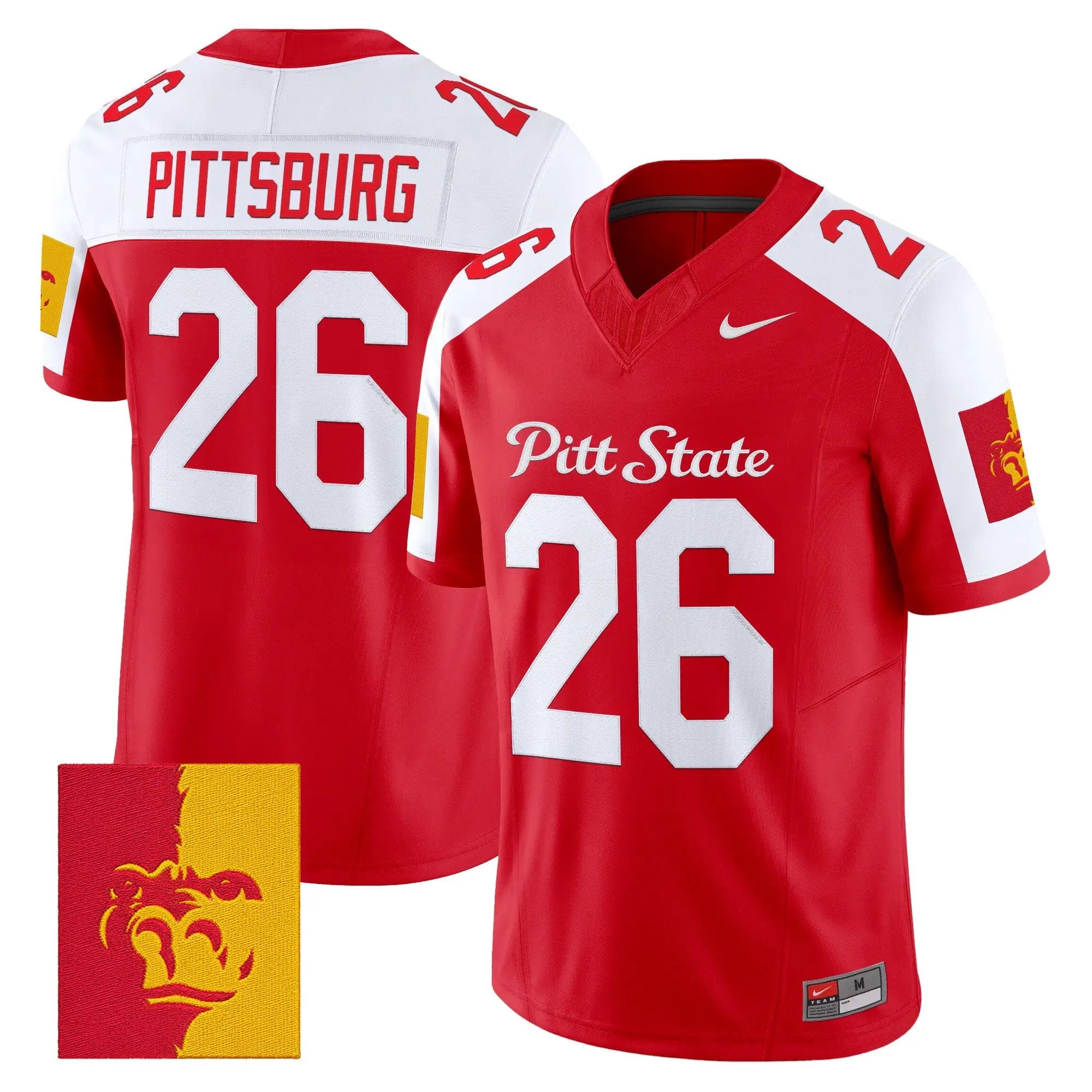 Pittsburg State Athletics 2026 Vapor Limited Jersey - Stitched 26 Pittsburg State Athletics 2026 Vapor Limited Jersey - Stitched by Digigearus
