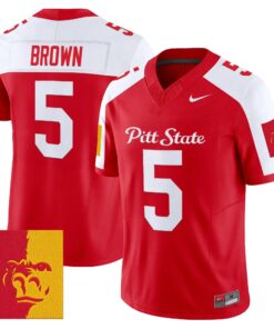 Pittsburg State Athletics 2026 Vapor Limited Jersey - Stitched 51 Pittsburg State Athletics 2026 Vapor Limited Jersey - Stitched by Digigearus