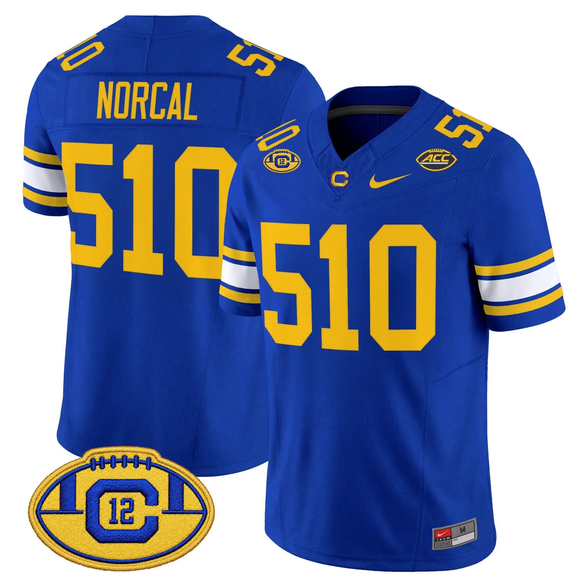 California Golden Bears Throwback Vapor Limited Jersey - Stitched 2 California Golden Bears Throwback Vapor Limited Jersey - Stitched by Digigearus