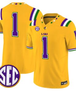 LSU 2026 "Mardi Gras Edition'' Vapor Limited Jersey - Stitched by LSU Tigers