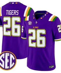 LSU 2026 "Mardi Gras Edition'' Vapor Limited Jersey - Stitched by LSU Tigers