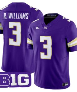 Washington Huskies 2026 Vapor Limited Jersey - Stitched 61 Washington Huskies 2026 Vapor Limited Jersey - Stitched by Digigearus