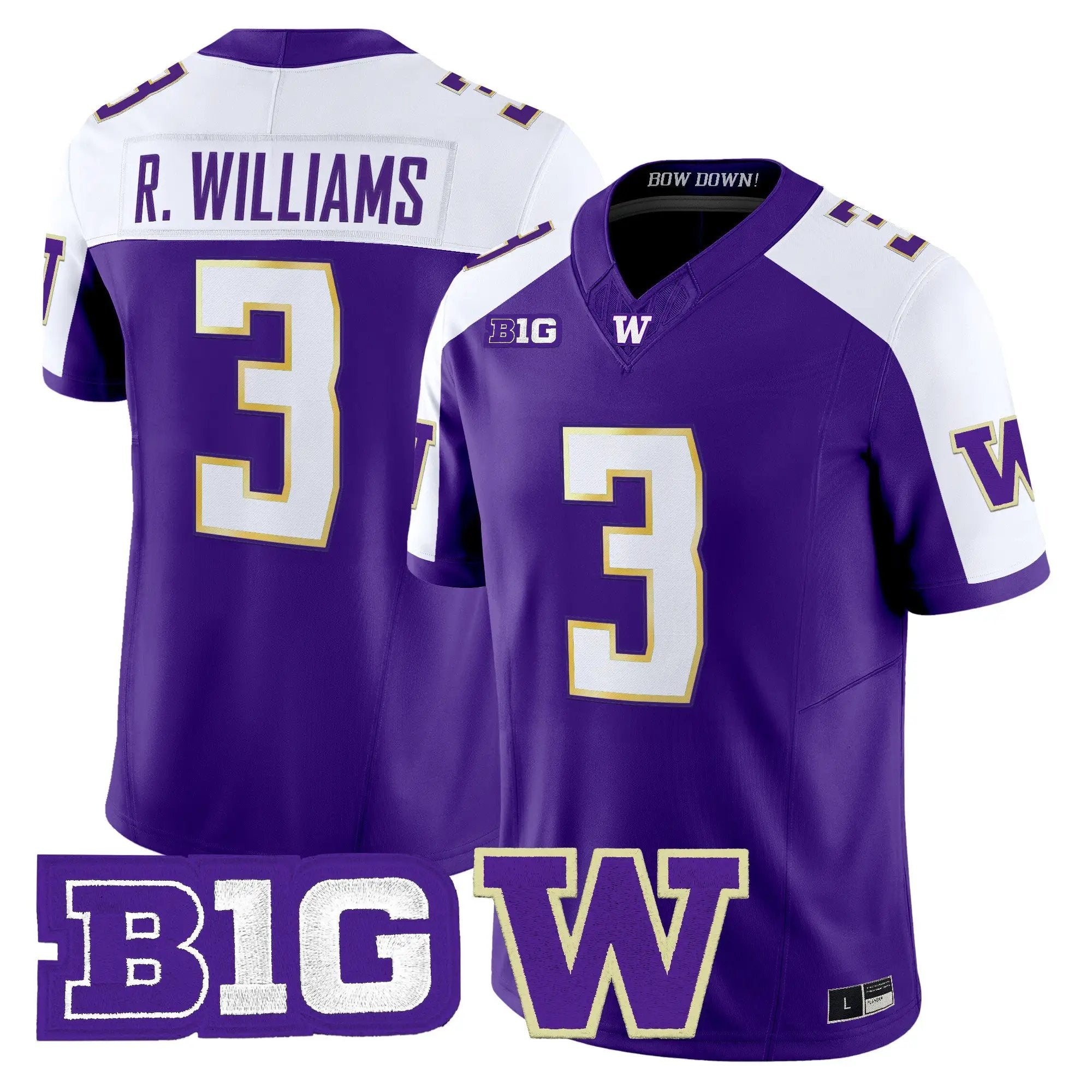 Washington Huskies 2026 Vapor Limited Jersey - Stitched 40 Washington Huskies 2026 Vapor Limited Jersey - Stitched by Digigearus