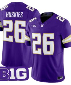 Washington Huskies 2026 Vapor Limited Jersey - Stitched 64 Washington Huskies 2026 Vapor Limited Jersey - Stitched by Digigearus