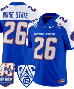 BSU 2026 Vapor Limited Jersey - 40th Anniversary Patch - Stitched by Digigearus