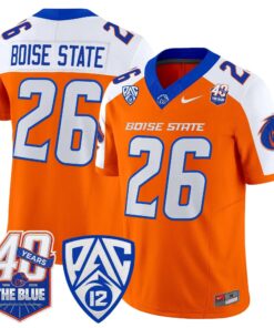 BSU 2026 Vapor Limited Jersey - 40th Anniversary Patch - Stitched by Digigearus