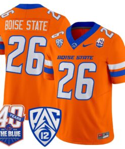 BSU 2026 Vapor Limited Jersey - 40th Anniversary Patch - Stitched by Digigearus