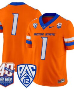 BSU 2026 Vapor Limited Jersey - 40th Anniversary Patch - Stitched by Digigearus