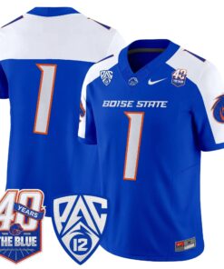 BSU 2026 Vapor Limited Jersey - 40th Anniversary Patch - Stitched by Digigearus