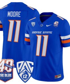 BSU 2026 Vapor Limited Jersey - 40th Anniversary Patch - Stitched by Digigearus