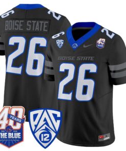BSU 2026 Vapor Limited Jersey - 40th Anniversary Patch - Stitched by Digigearus