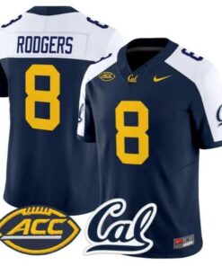 Aaron Rodgers #8 Golden Bears Jersey 2026 Vapor Limited - All Stitched by My Store NCAA Football Jerseys