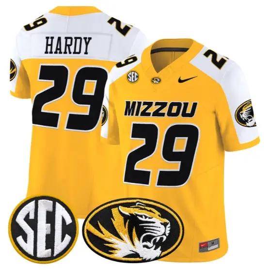 Ahmad Hardy #29 Missouri Tigers Jersey 2026 Vapor Limited All Stitched 3 Ahmad Hardy #29 Missouri Tigers Jersey 2026 Vapor Limited All Stitched by My Store NCAA Football Jerseys
