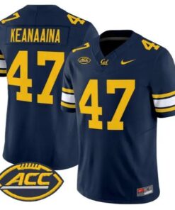 Aidan Keanaaina #47 Golden Bears Jersey 2026 Vapor Limited Stitched 7 Aidan Keanaaina #47 Golden Bears Jersey 2026 Vapor Limited Stitched by My Store NCAA Football Jerseys