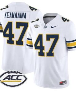 Aidan Keanaaina #47 Golden Bears Jersey 2026 Vapor Limited Stitched 8 Aidan Keanaaina #47 Golden Bears Jersey 2026 Vapor Limited Stitched by My Store NCAA Football Jerseys