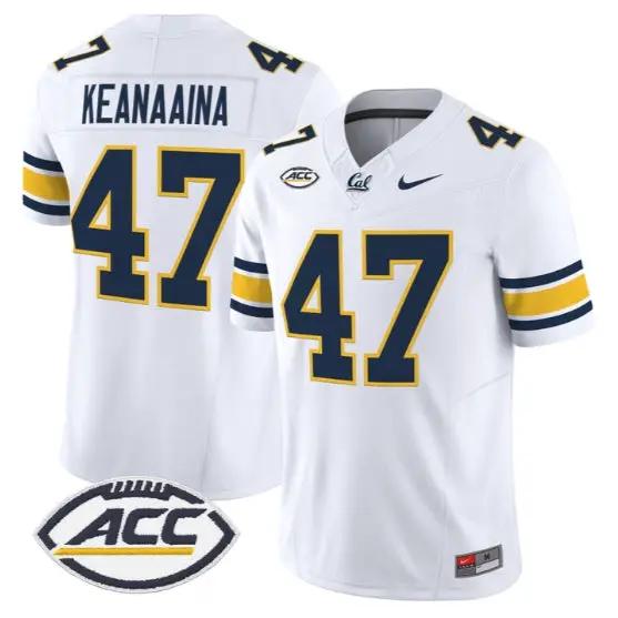 Aidan Keanaaina #47 Golden Bears Jersey 2026 Vapor Limited Stitched 4 Aidan Keanaaina #47 Golden Bears Jersey 2026 Vapor Limited Stitched by My Store NCAA Football Jerseys
