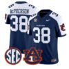 Alex_McPherson_38_Auburn_Tigers_Jersey_2026_Vapor_Limited_Stitched_Navy_Alter - Malcom Terry Alex McPherson #38 Auburn Tigers Jersey 2026 Vapor Limited Stitched by My Store NCAA Football Jerseys
