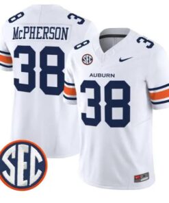 Alex McPherson #38 Auburn Tigers Jersey 2026 Vapor Limited Stitched 6 Alex McPherson #38 Auburn Tigers Jersey 2026 Vapor Limited Stitched by My Store NCAA Football Jerseys