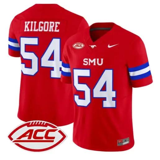 Alexander Kilgore Jersey #54 SMU Mustangs 2026 Vapor Limited Stitched 4 Alexander Kilgore Jersey #54 SMU Mustangs 2026 Vapor Limited Stitched by My Store NCAA Football Jerseys