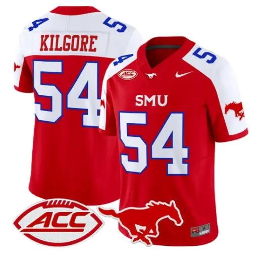 Alexander Kilgore Jersey #54 SMU Mustangs 2026 Vapor Limited Stitched 3 Alexander Kilgore Jersey #54 SMU Mustangs 2026 Vapor Limited Stitched by My Store NCAA Football Jerseys