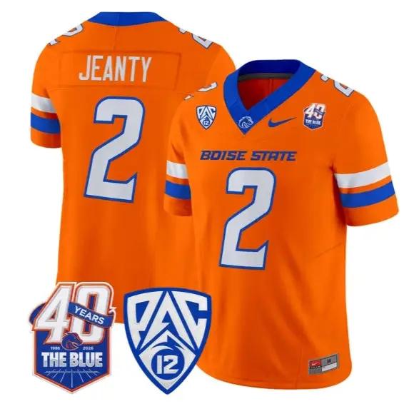 Ashton Jeanty Jersey #2 Boise State Broncos 2026 Limited Stitched 3 Ashton Jeanty Jersey #2 Boise State Broncos 2026 Limited Stitched by My Store NCAA Football Jerseys