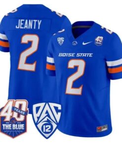 Ashton Jeanty Jersey #2 Boise State Broncos 2026 Limited Stitched 11 Ashton Jeanty Jersey #2 Boise State Broncos 2026 Limited Stitched by My Store NCAA Football Jerseys