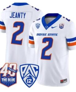 Ashton Jeanty Jersey #2 Boise State Broncos 2026 Limited Stitched 12 Ashton Jeanty Jersey #2 Boise State Broncos 2026 Limited Stitched by My Store NCAA Football Jerseys