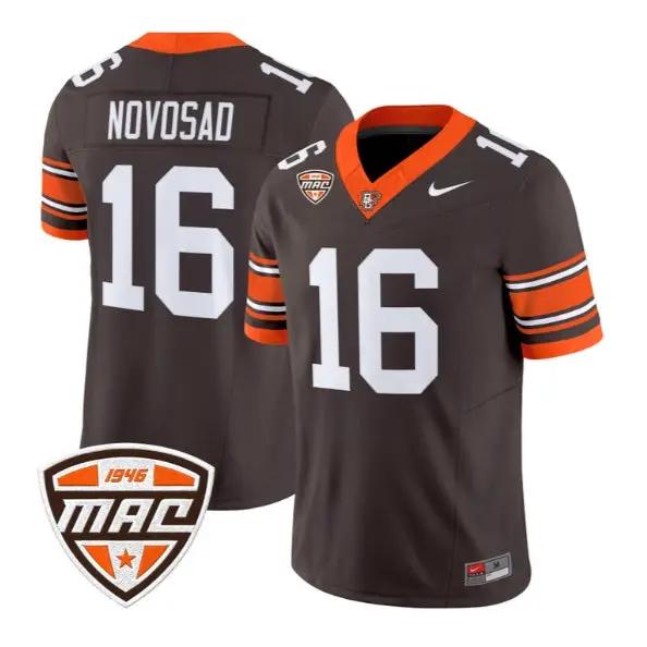 Austin Novosad #16 Bowling Green Falcons Jersey 2026 Vapor Stitched by My Store NCAA Football Jerseys