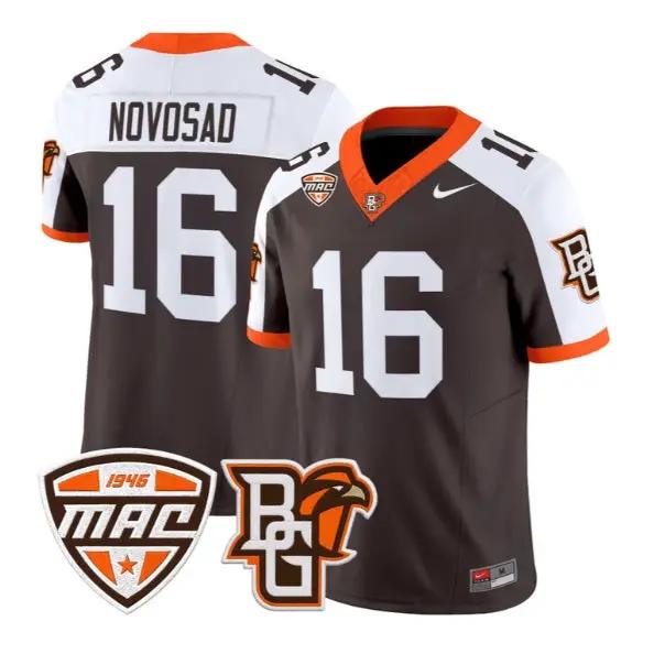Austin Novosad #16 Bowling Green Falcons Jersey 2026 Vapor Stitched by My Store NCAA Football Jerseys