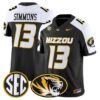 Austin_Simmons_13_Missouri_Tigers_Jersey_2026_Vapor_Limited_Stitched_Black_Alter - Malcom Terry Austin Simmons #13 Missouri Tigers Jersey 2026 Vapor Limited Stitched by My Store NCAA Football Jerseys