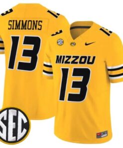 Austin Simmons #13 Missouri Tigers Jersey 2026 Vapor Limited Stitched 9 Austin Simmons #13 Missouri Tigers Jersey 2026 Vapor Limited Stitched by My Store NCAA Football Jerseys