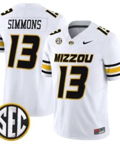 Austin Simmons #13 Missouri Tigers Jersey 2026 Vapor Limited Stitched 10 Austin Simmons #13 Missouri Tigers Jersey 2026 Vapor Limited Stitched by My Store NCAA Football Jerseys