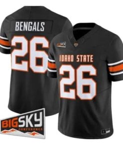 Bengals Jersey #26 Idaho State Bengals 2026 Vapor Limited All Stitched by My Store NCAA Football Jerseys