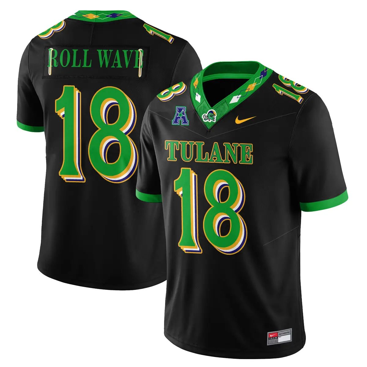 Tulane Green Wave 2026 City Football Vapor Jersey - Stitched 32 Tulane Green Wave 2026 City Football Vapor Jersey - Stitched by Tulane Green Wave