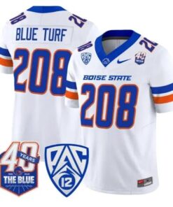Blue Turf Jersey #208 Boise State Broncos 2026 Limited All Stitched 12 Blue Turf Jersey #208 Boise State Broncos 2026 Limited All Stitched by My Store NCAA Football Jerseys