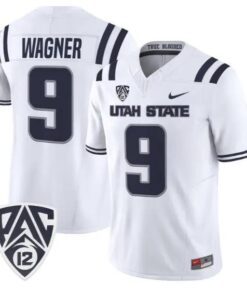 Bobby Wagner Jersey #9 Utah State Aggies 2026 Vapor Limited Stitched 6 Bobby Wagner Jersey #9 Utah State Aggies 2026 Vapor Limited Stitched by My Store NCAA Football Jerseys