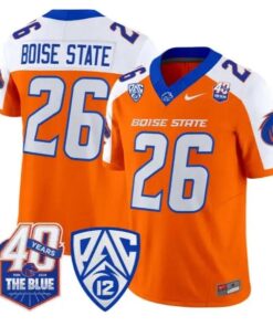 Boise State Jersey #26 Boise State Broncos 2026 Limited All Stitched by My Store NCAA Football Jerseys