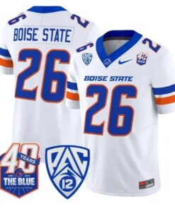 Boise State Jersey #26 Boise State Broncos 2026 Limited All Stitched by My Store NCAA Football Jerseys