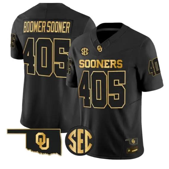Boomer Sooner #405 Oklahoma Sooners Jersey 2026 Limited Stitched 2 Boomer Sooner #405 Oklahoma Sooners Jersey 2026 Limited Stitched by My Store NCAA Football Jerseys
