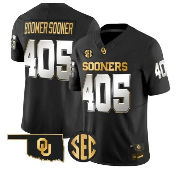 Boomer Sooner #405 Oklahoma Sooners Jersey 2026 Limited Stitched 3 Boomer Sooner #405 Oklahoma Sooners Jersey 2026 Limited Stitched by My Store NCAA Football Jerseys