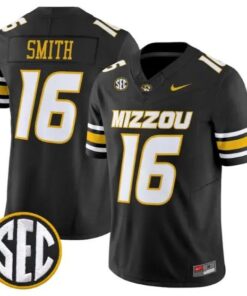 Brad Smith #16 Missouri Tigers Jersey 2026 Vapor Limited All Stitched by My Store NCAA Football Jerseys