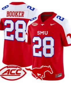 Brandon Booker Jersey #28 SMU Mustangs 2026 Vapor Limited Stitched 8 Brandon Booker Jersey #28 SMU Mustangs 2026 Vapor Limited Stitched by My Store NCAA Football Jerseys
