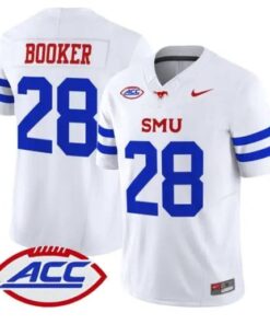 Brandon Booker Jersey #28 SMU Mustangs 2026 Vapor Limited Stitched 10 Brandon Booker Jersey #28 SMU Mustangs 2026 Vapor Limited Stitched by My Store NCAA Football Jerseys