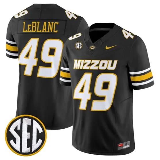Brett Le Blanc #49 Missouri Tigers Jersey 2026 Vapor Limited Stitched 2 Brett Le Blanc #49 Missouri Tigers Jersey 2026 Vapor Limited Stitched by My Store NCAA Football Jerseys